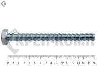 Болт полная резьба, цинк DIN933 8х160 пр.10,9 (19,7кг/367)