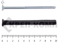 Дюбель-гвоздь борт потайной 8х100 KREP-KOMP (50шт)