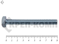 Болт полная резьба, цинк DIN933 6х 90 пр.5,8 (25кг/1404)