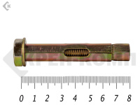 Анкер болт болтом м10 12х 80 (5 шт)