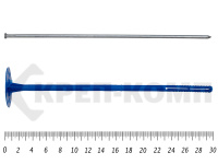 Дюбель "Гриб" с металлическим стержнем 10х300 IZM СИНИЙ (400шт)