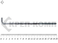 Шуруп с костылём L-образный 8х200 (5шт)