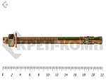 Анкер клиновой 16х220, желтый цинк (20шт) – фото