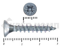 Саморез белый цинк POZY 4,5х30 Фасовка (700шт)